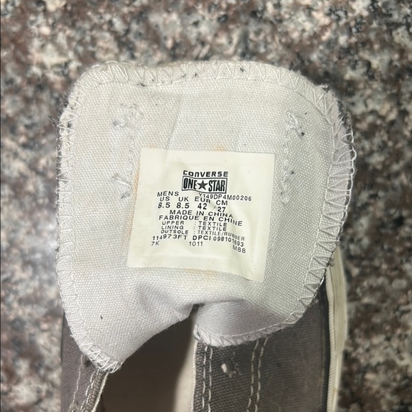 Converse Mens Sneakers - NO LACES - Size 8.5 US - Picture 2 of 8